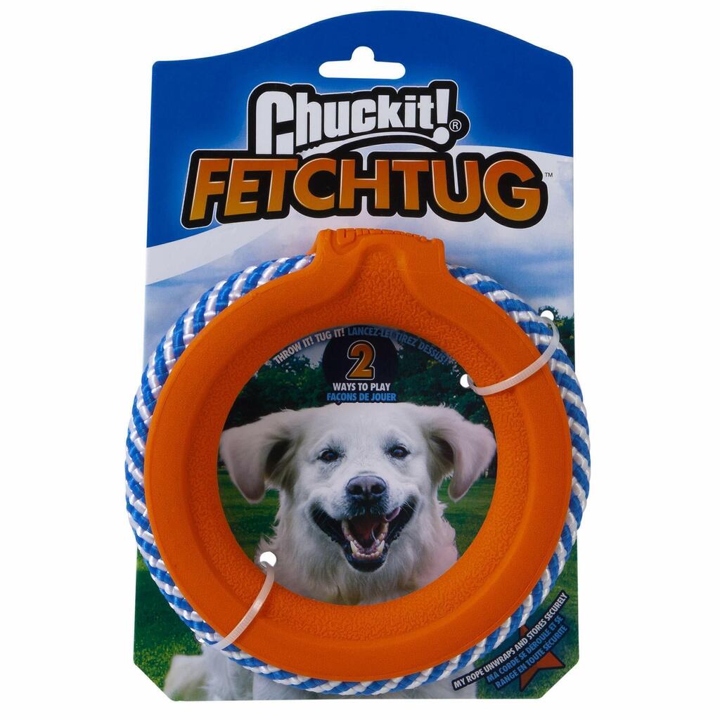 Chuckit! Fetchtug Anel de Brinquedo Para cachorro 2 em 1