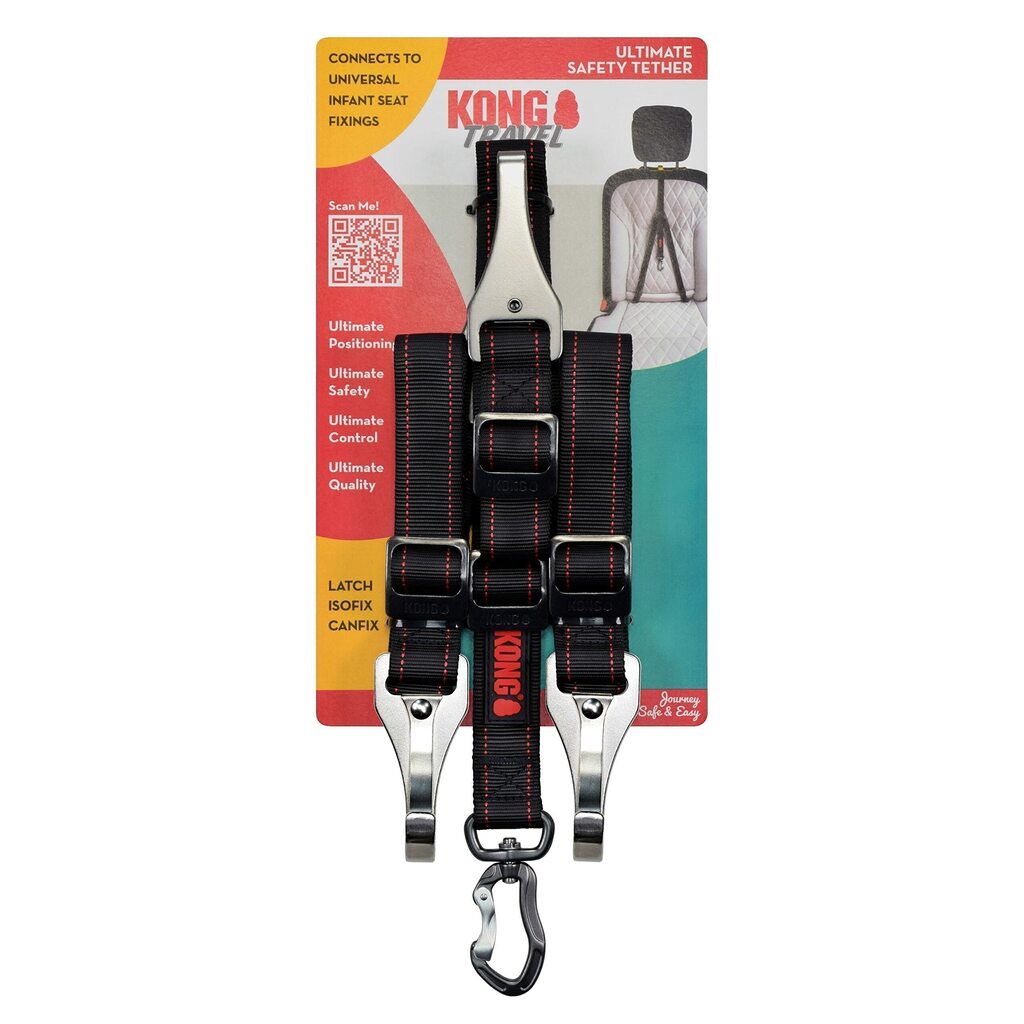 Cinto de Segurança Cabo para assento de carro Kong Ultimate Safety - Para Cães