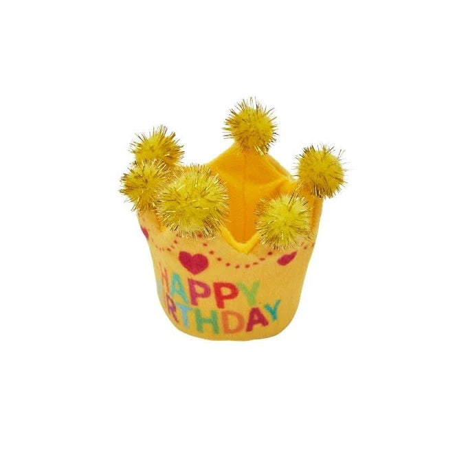 Brinquedo de Pelúcia Feliz Aniversário Coroa FOFOS