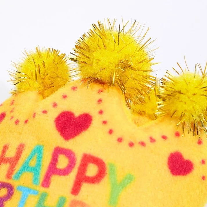 Brinquedo de Pelúcia Feliz Aniversário Coroa FOFOS