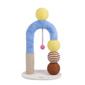 Arranhador Brinquedo para Gatos Arco com Bola Artístico - Zeze