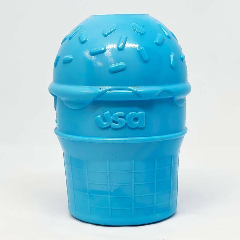 Soda Pup Ice Cream Cone Brinquedo Recheável Para Cães