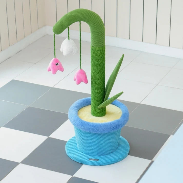 Arranhador Brinquedo Muguet em Vaso Zeze
