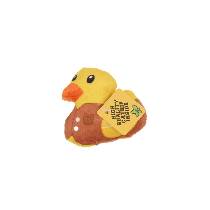 Brinquedo com Catnip Viagem de Jeep Pato Amarelo FOFOS