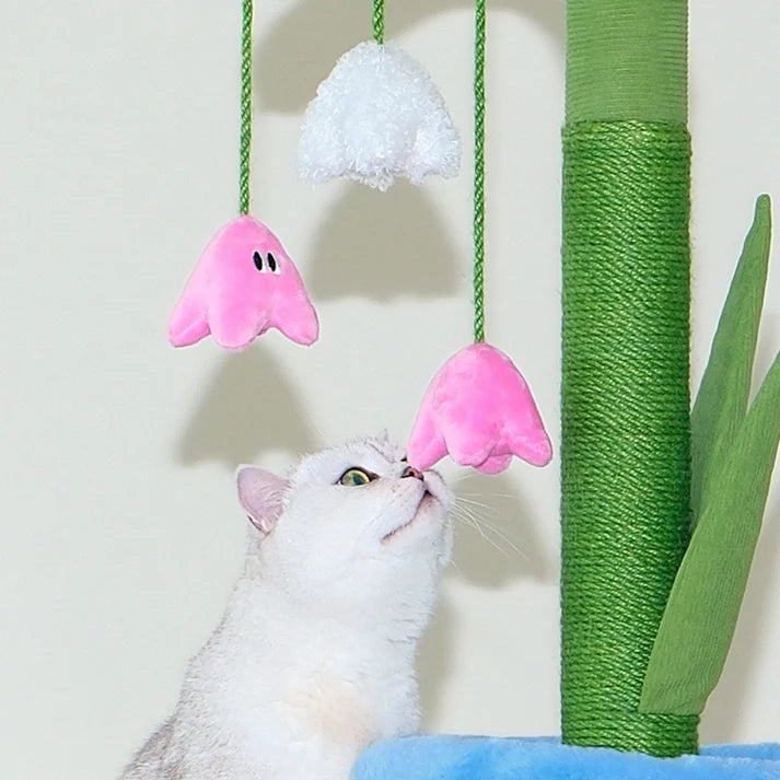 Arranhador Brinquedo para Gatos Muguet em Vaso - Zeze