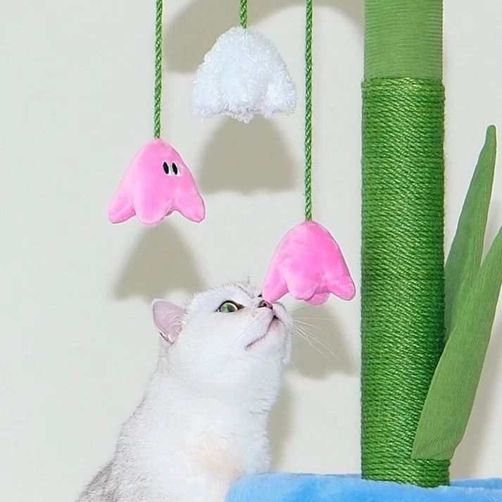 Arranhador Brinquedo Muguet em Vaso Zeze