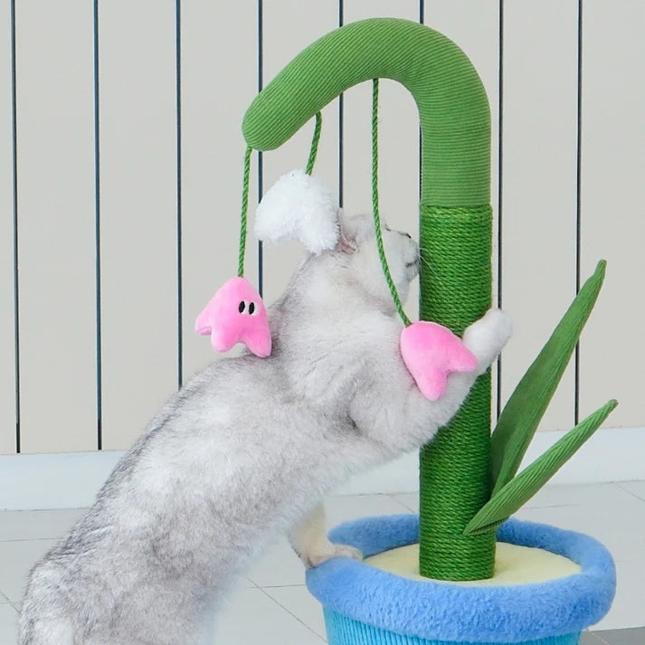 Arranhador Brinquedo para Gatos Muguet em Vaso - Zeze