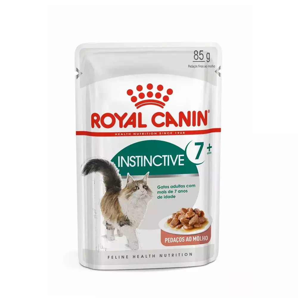 Ração Úmida Royal Canin Instinctive 7+ anos para Gatos Adultos - 85 g