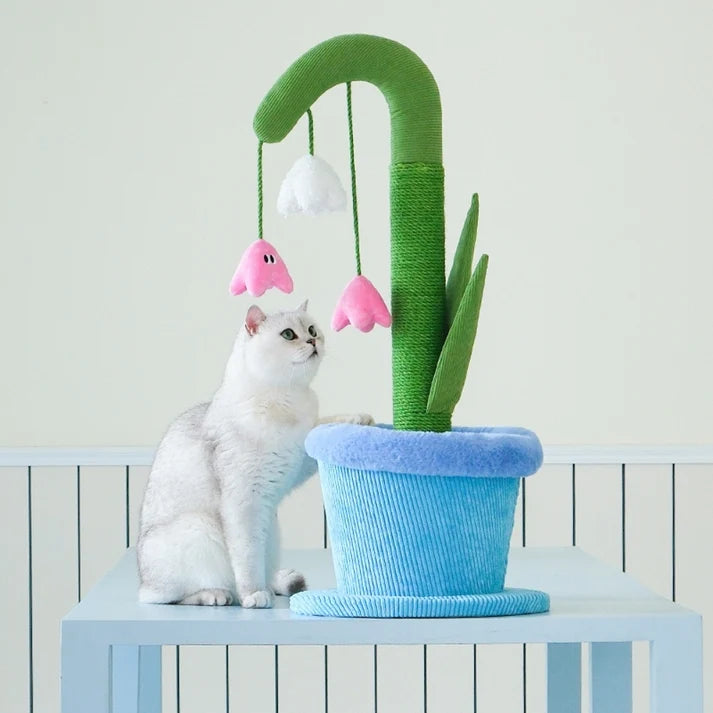 Arranhador Brinquedo Muguet em Vaso Zeze