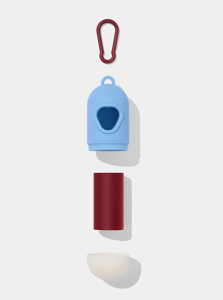 Vetreska Mist And Merlot Pet Poop Bags & Dispenser - 1 Cata Caca + 1 rolo