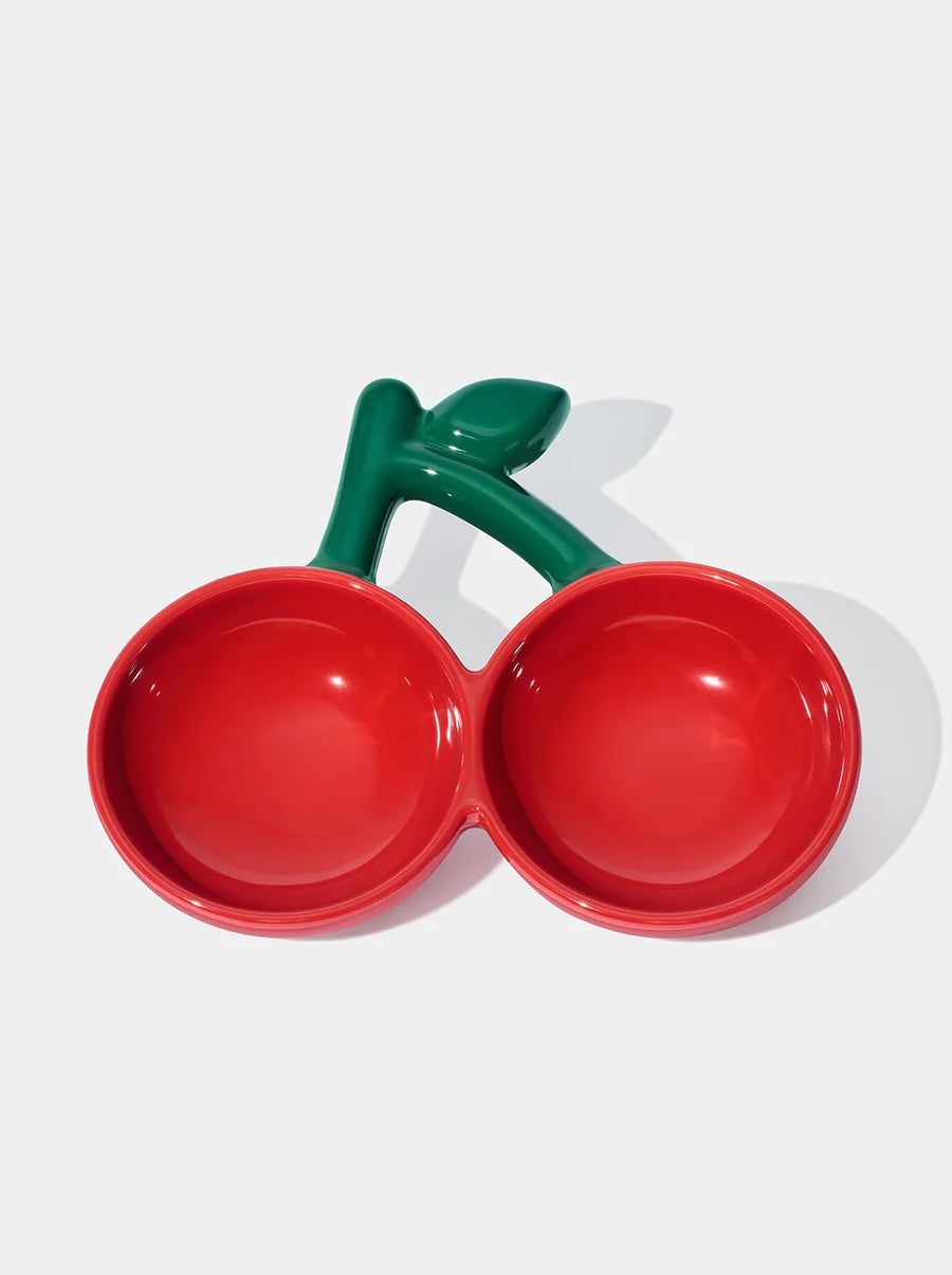 Vetreska Cherry Ceramic Pet Bowl - Tigela de Cerâmica para Gatos