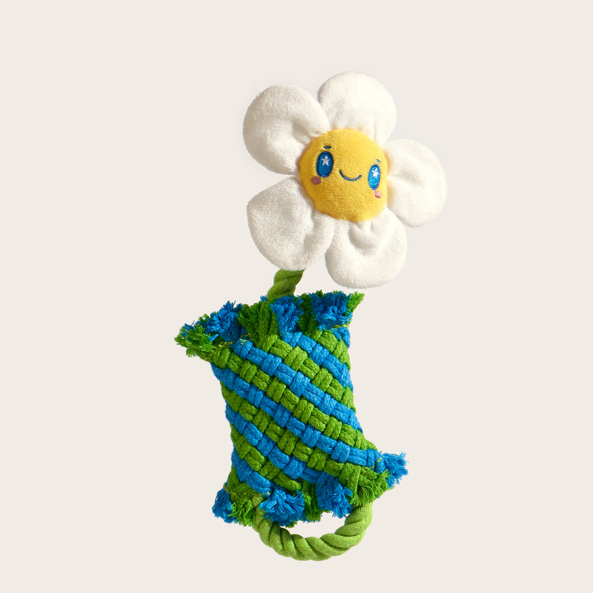 Brinquedo para Cães Puppy Toy Flor com Corda FOFOS