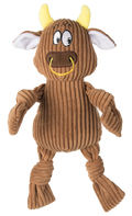 FOFOS Brinquedo para Cães – Vaquinha Peluda Marrom