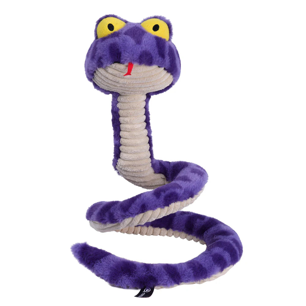 Pelucia Para Cães PETTA - Qmonster Cobra de Mola 100cm Roxa