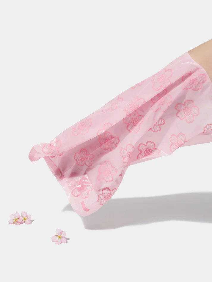 Vetreska Cherry Blossom Poop Bags & Dispenser Set - 1 Cata Caca + 1 Rolo