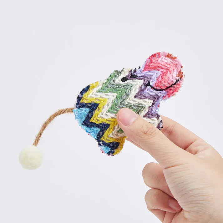 Brinquedos Animais Boho com Catnip e Sisal FOFOS