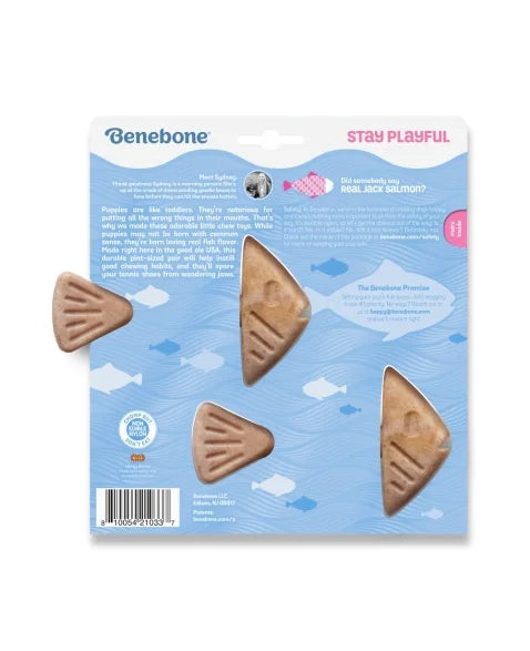 Benebone Puppy 2 FishBone - Mordedor Para Filhotes e Cachorros Pequenos
