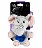 Funforpets Plush Elephant Snack Holder - Brinquedo Esconde Petisco Elefante