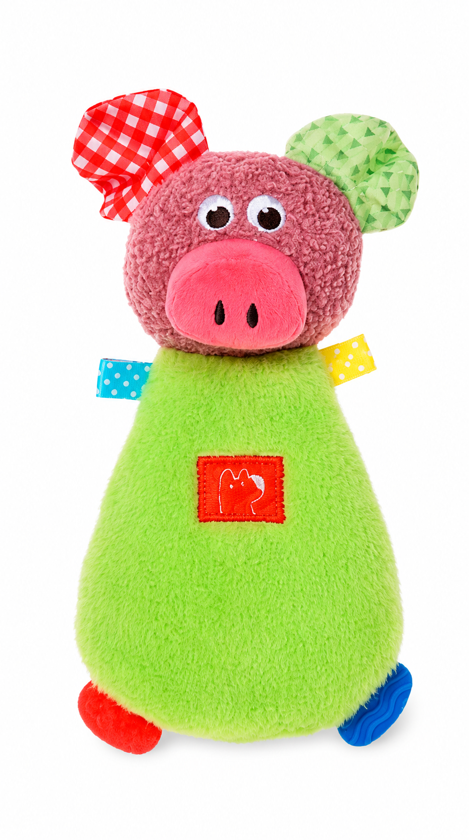 Funforpets Fluffy Plush Pig With Sound - Naninha Interativa de Pelúcia para Cães - Porco