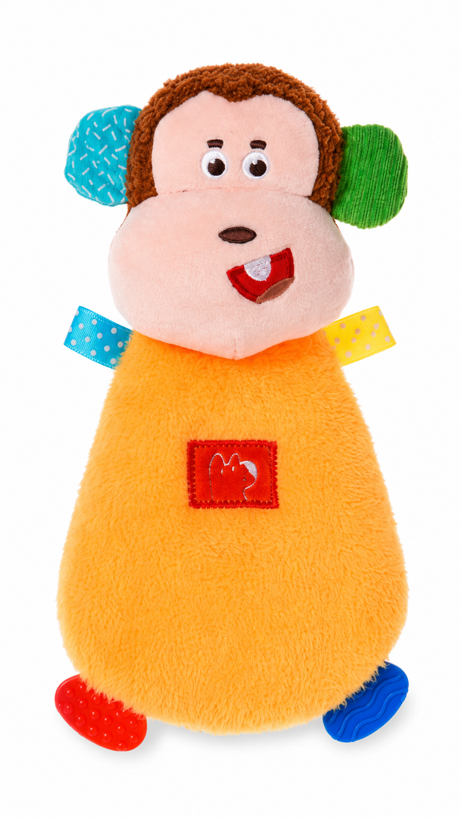 Funforpets Fluffy Plush Monkey With Sound - Naninha Interativa de Pelúcia para Cães - Macaco