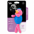 Funforpets Flush Flamingo Thorny Body - Brinquedo Multissensorial Flamingo para Cães com Benefício Dental -