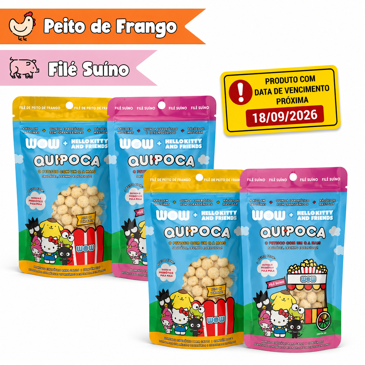 Petisco Natural Quipoca de Quinoa para Cães