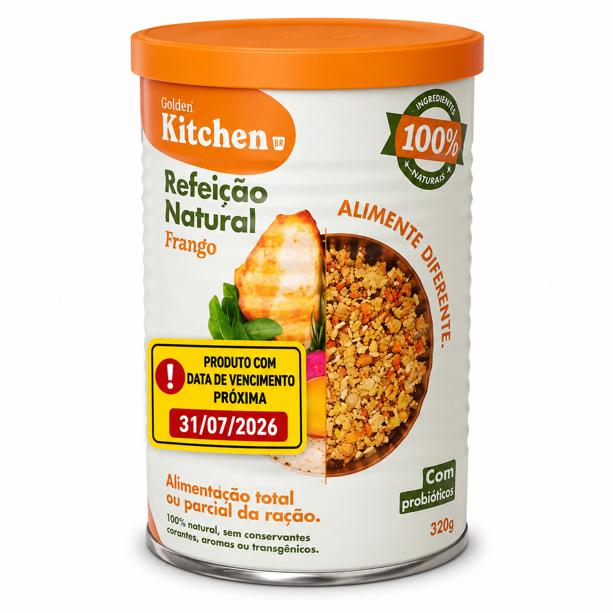 ZeeDog Kitchen Cães Adultos Refeição Natural - Frango - 400g