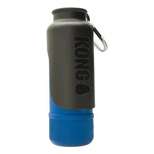Kong Garrafa Emborrachada de Aço Inoxidável 740ml Para Cachorro e Gato