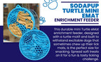 Tapete de Lamber Tartaruga no Mar eMat SodaPup Mini