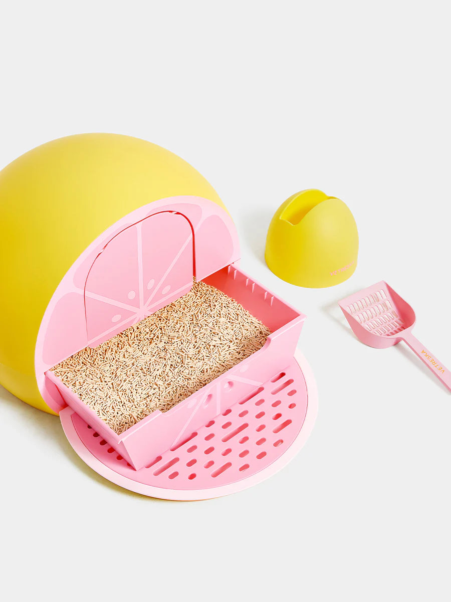 Vetreska Grapefruit Kitty Kove Grapefruit - Caixa de Areia Toranja para Gatos