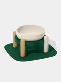 Vetreska Santal Forest Ceramic Pet Bowl & Mat Set - Comedouro de Cerâmica