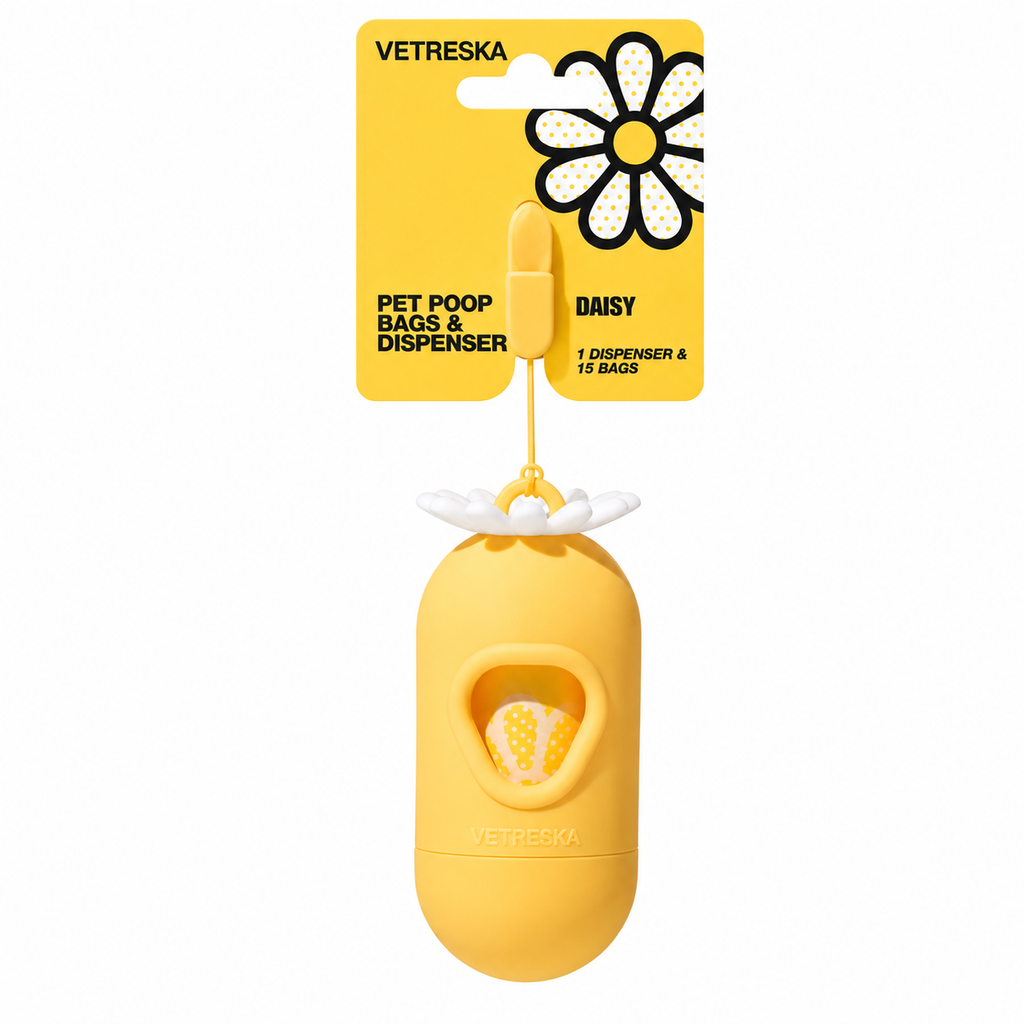 Vetreska Daisy Dispenser - 1 Cata Caca + 1 Rolo