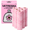 Vetreska Cherry Blossom Poop Bags - Conjunto de Sacos Cata Caca 12 Rolos