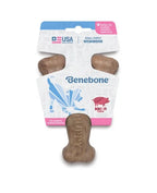Benebone Wishbone Puppy Bacon - Mordedor para cachorro pequeno e filhotes