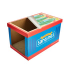 Arranhador de Papelão Lata de Sardinha FOFOS