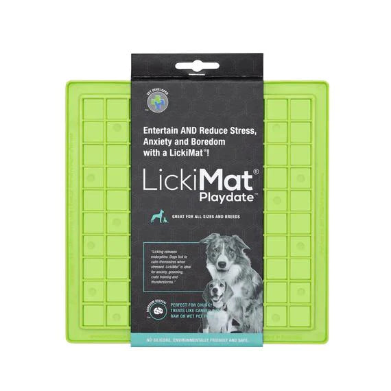 LickiMat Playdate - Tapete de lamber para cachorros