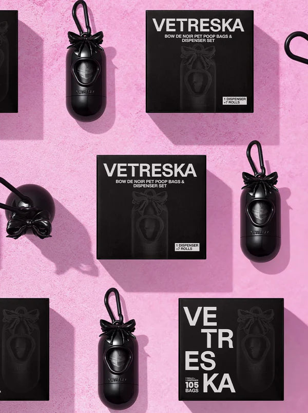 Vetreska Bow De Noir 1 Dispenser + 7 Rolos