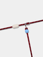 VETRESKA Mist & Merlot Hands-Free Rope Leash - Guia de Mãos Livres