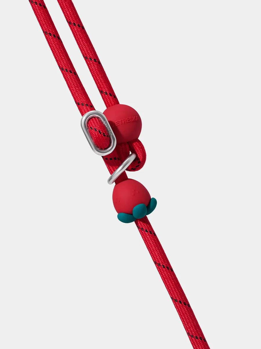VETRESKA Connect Lite Rope Leash - Guia Leve de Corda - Strawberry