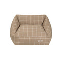 Cama Sofá Xadrez Caqui Woof
