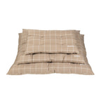Cama Almofada Gomo Xadrez Caqui Woof