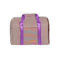 Bolsa de Transporte Listrado Marrom Woof