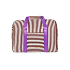 Bolsa de Transporte Listrado Marrom Woof