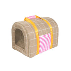 Bolsa de Transporte Xadrez Caqui Woof