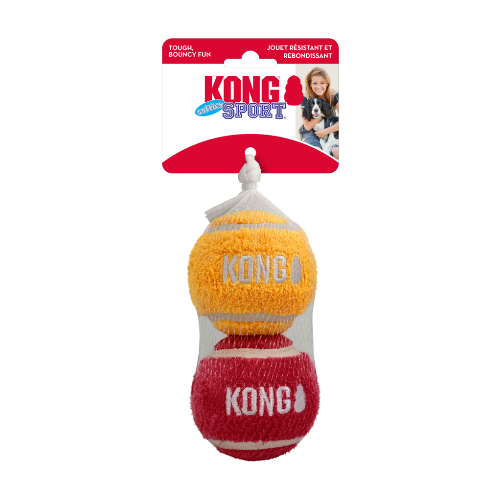 Kong Sport Softies Balls Pack Médio - Brinquedo para cachorro