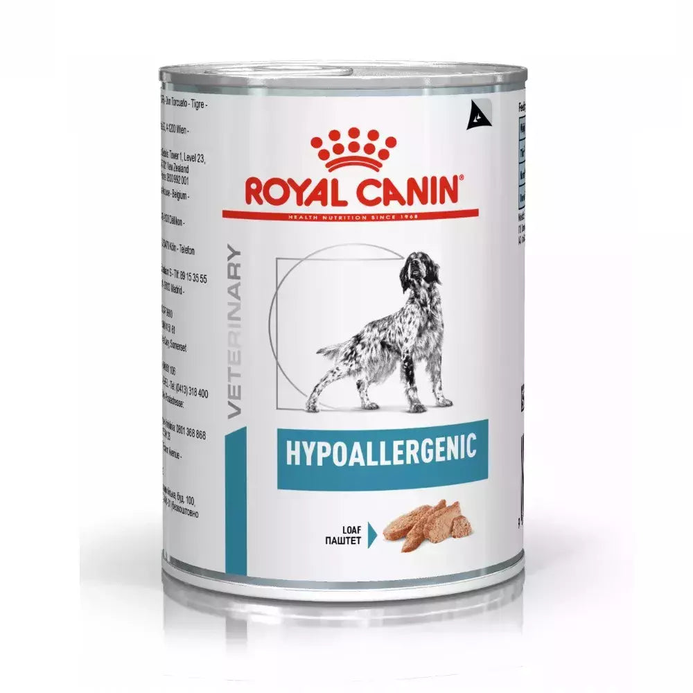 Ração Úmida Royal Canin Lata Hypoallergenic 400g