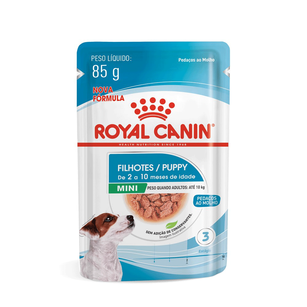 Ração Úmida Royal Canin Mini Puppy Cães Filhotes 85g