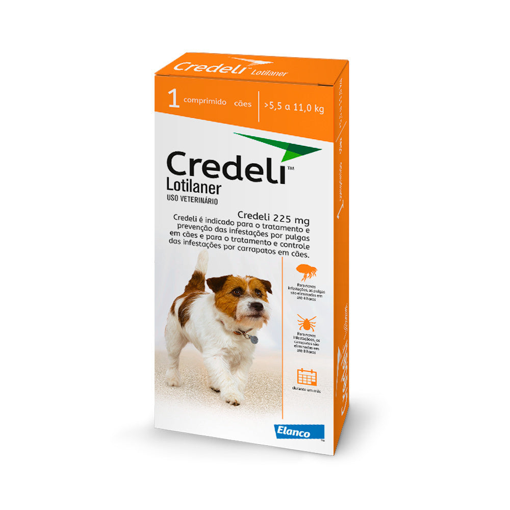 Antipulgas Credeli Elanco para Cães 5,5 a 11kg