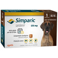 Antipulgas Simparic 120 mg para cães 40,1 a 60 kg - Zoetis