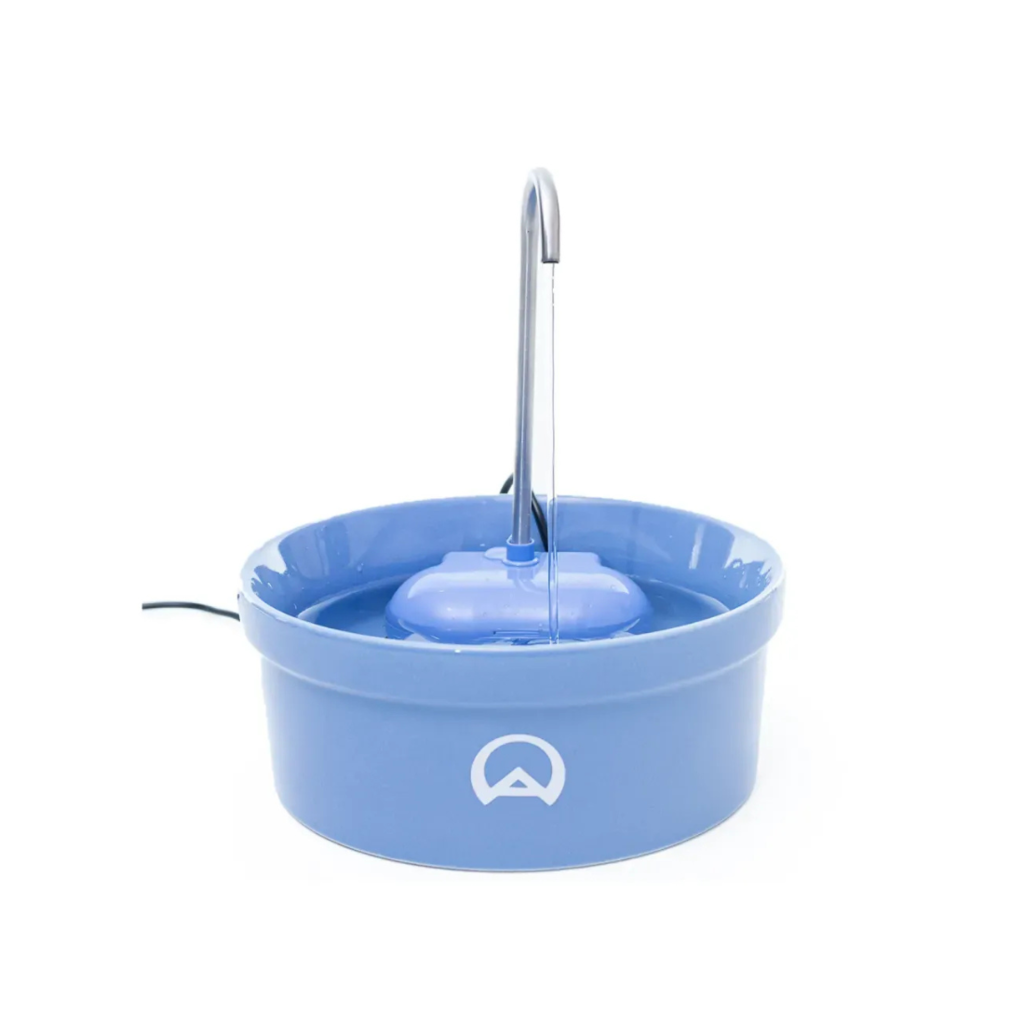 Bebedouro Fonte Aqua Porcelain Amicus Azul 1,2L